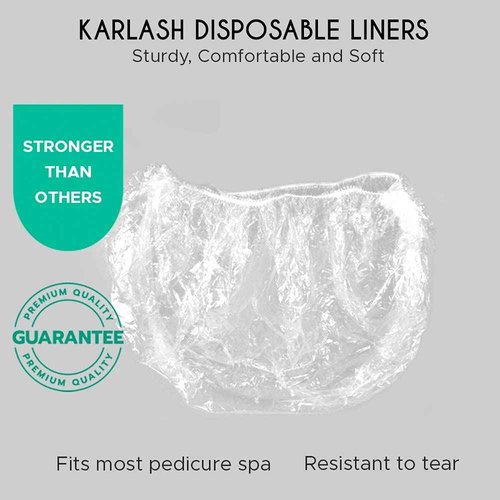 PandaSpa by Karlash Ultra Premium Spa Disposable Liners One Size Fits most Pedicure Spa 100pcs (500 Count (Pack of 1))