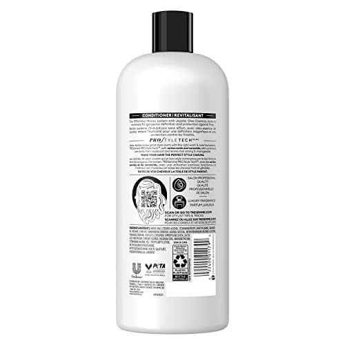 TRESemmé Hydrating Conditioner 4 Count with Jojoba Oleo Essence For Curl Definition and Frizz Protection 28 Oz