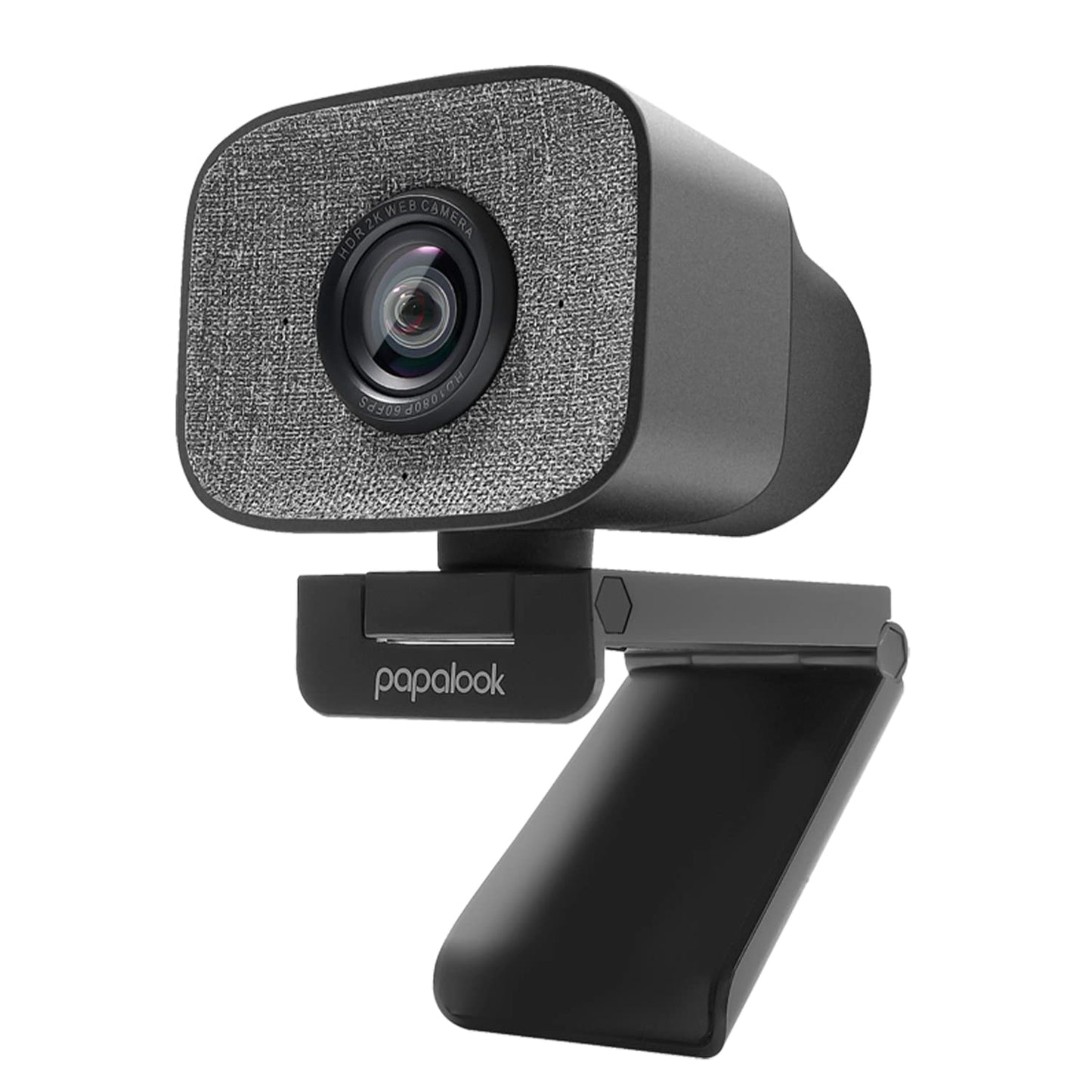 2023 2K Ultra HD Webcam, PAPALOOK PA930 1080P 60FPS Live StreamCam with Dual Microphone, 90° Fixed Focus, Privacy Cover and Tripod, Computer USB Web Camera for Zoom/Skype/Twitch/OBS