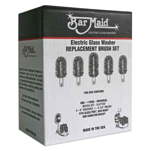 pro glass Glass Pro BSET Brush Set (5-Brushes) for Glasspro Aa Washer 67222 Bset