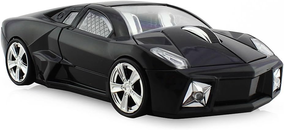 2.4Ghz Wireless Car Shape Mouse 3D Optical Gaming Mice USB Mini Receiver for PC Laptop Computer