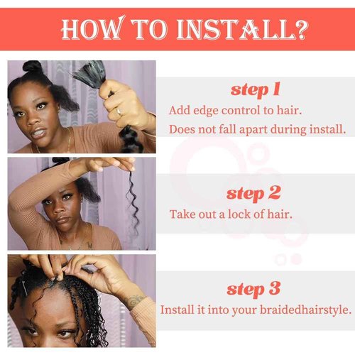 Human Braiding Hair for Boho Braids 150g Boho Braiding Hair Curly 3 Bundles 24 Inch Deep Wave Bulk Human Hair for Boho Knotless Braids Natural Color