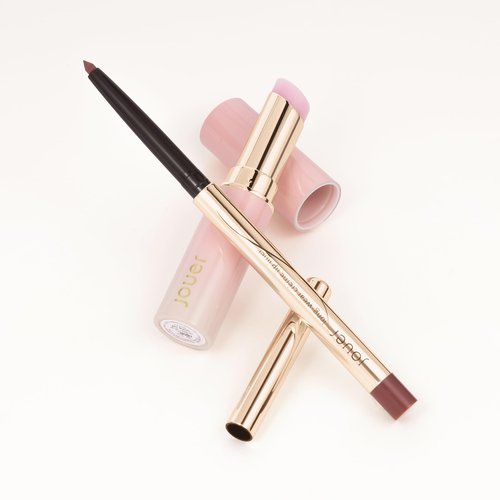 Jouer La Vie En Rose Lip Kit, Lip Liner and Adjusting pH Lip Balm, Changing Tinted Lip Balm and Liner, Hydrating Color Changing Lip Kit, Vegan & Cruelty Free