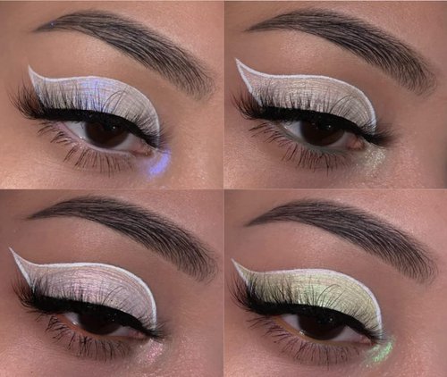 Concrete Minerals White MultiChrome Eyeshadow, Intense Color Shifting, Longer-Lasting With No Creasing, 100% Vegan and Cruelty Free, Handmade in USA, 6 Grams Loose Mineral Powder (Pixie Dust)