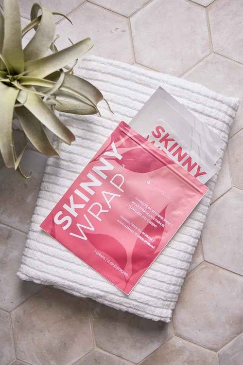 It Works! Skinny Wrap – 3 Count Firming Body Contour Wraps with Seaweed, Green Tea & Guarana – Toning & Tightening Wraps for Belly, Arms & Thighs – Fast Acting Spa Body Wraps