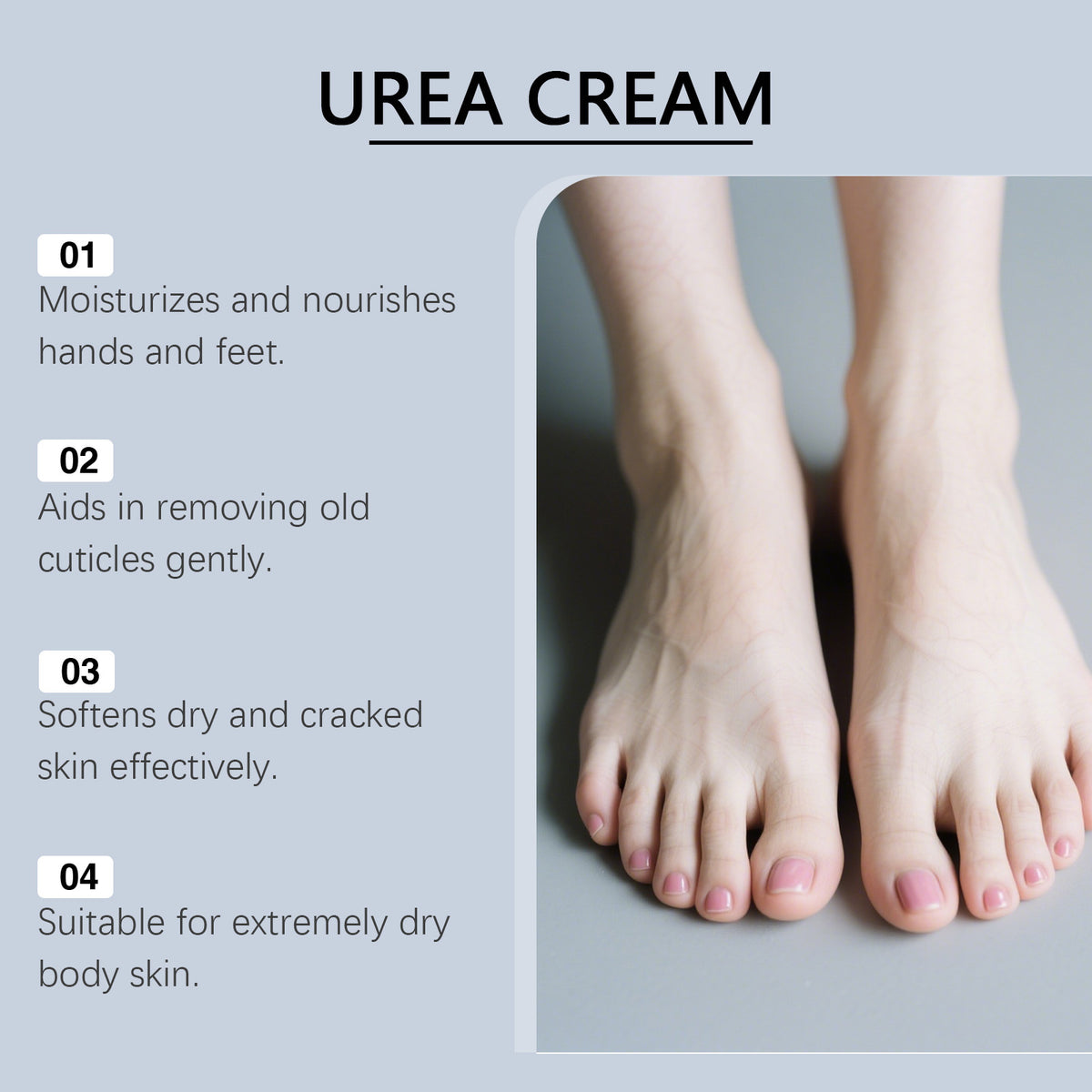 Foot Cream - Gentle Exfoliation & Moisturizing, 30g