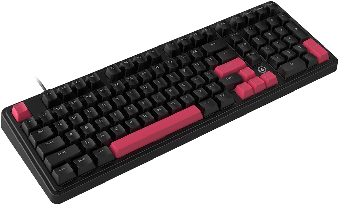AK980 97Keys Tri-Mode Full Mechanical Keyboard, Gasket-Mounted, Hot-Swappable, 1.14” TFT Smart Display, Bluetooth 5.1/2.4G Wireless/Wired, PBT Keycaps RGB Backlit (Purple, Gift Linear Switch)