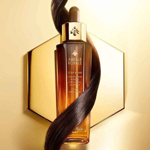 Guerlain Abeille Royale Scalp & Hair Youth Oil in Serum, 1.6 Ounce, Multicolor