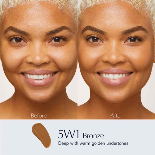Estée Lauder Double Wear Sheer Matte Foundation SPF 19 | 12-Hour Wear, 1.0 Fl Oz, 5W1 Bronze