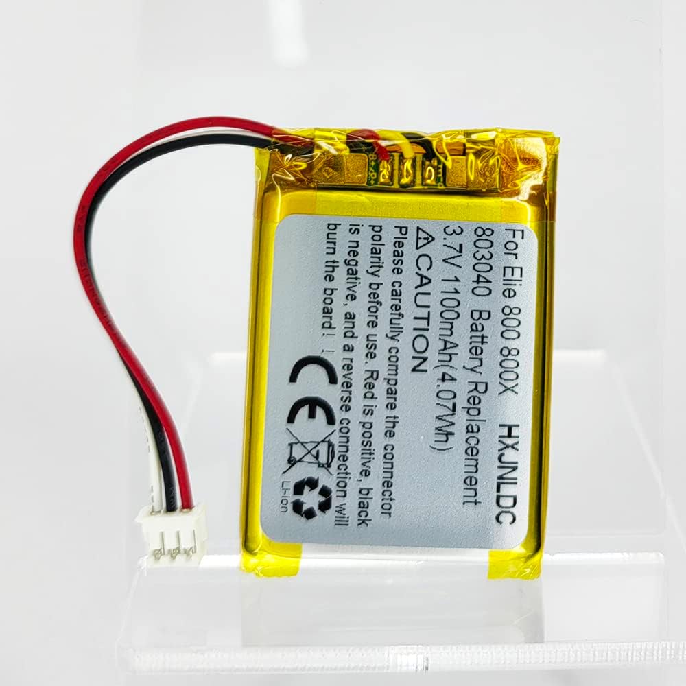3.7V 803040 1100mAh Battery Replacement for Turtle Beach Elite 800 Elite 800X Stealth 700 Gen 2 Wireless Surround Sound Gaming Headset and DIY 3.7-5V Electronic Products Battery Replacement
