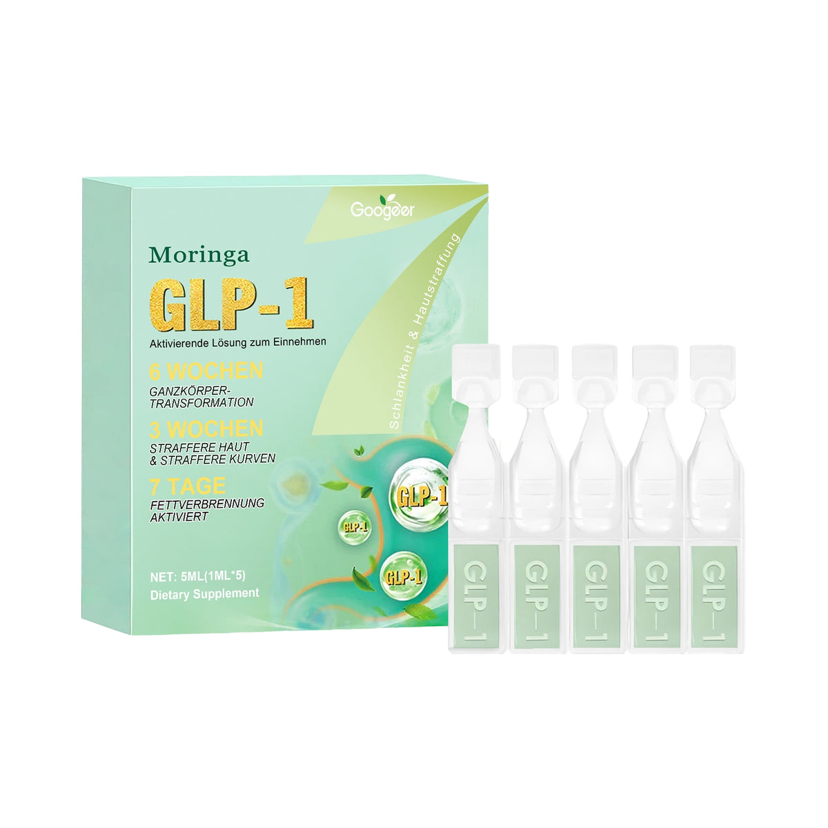 Body Slimming Drops - Green Tea & Moringa Supplement