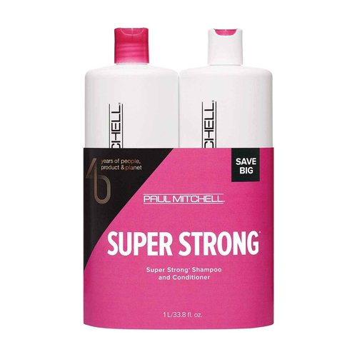 Paul Mitchell Strengthen + Rebuild Super Strong Liter Duo Set