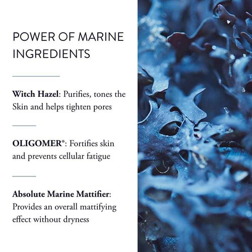 PHYTOMER Oligomarine Flawless Skin Facial Tonic Water | Hydrating Toner Provides Mattifying Effect without Dryness | Make-up Remover, Face Cleanser with Witch Hazel to Help Tighten Pores| 250ml