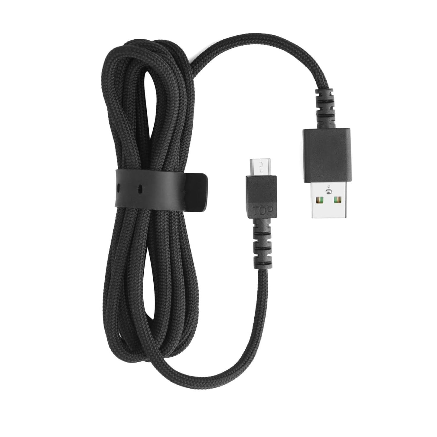 Aiivioll Wireless Mouse USB Charging Cable 1.8M Suitable for Razer Viper Ultimate, Basilisk Snake Ultimate, Viper V2 Professional, with Nylon Braided Cable, Durable and Fast Charging (Pink)