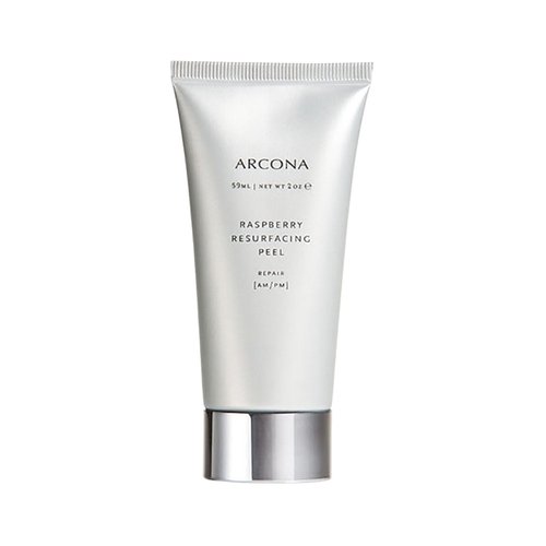ARCONA Raspberry Resurfacing Peel - Mango, Lactic Acid, Cranberry, Raspberry, Mandelic Acid - Exfoliates, Brightens, Decongests + Firms Skin - 2 oz. Made In The USA