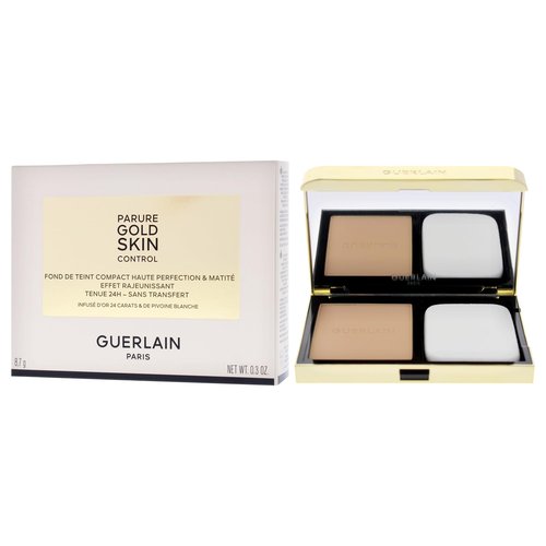 Parure Gold Skin Control Matte Compact Foundation - 3N Medium Skin with Neutral Beige Undertones by Guerlain for Women - 0.3 oz Foundation