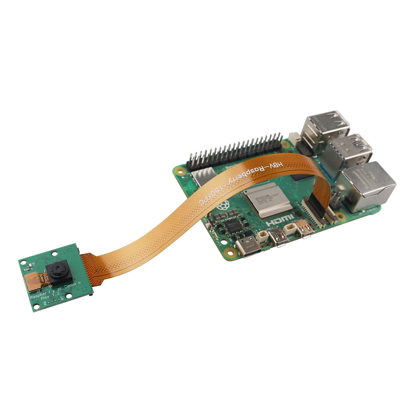 ZDE 5MP 1080p Mini Camera Module Webcam Video Camera Module Support OV5647 Sensor Compatible with Raspberry Pi 5/4B/3B+/3B/2B/Zero w/2w