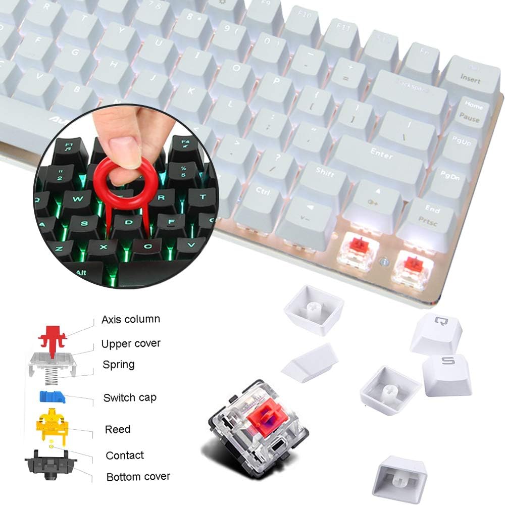 ZIYOU LANG Wired Gaming Keyboard and Mouse,3 in 1 Gaming Set,Green LED Backlit Mechanical Keyboard,12K DPI Superlight Gaming Mouse,Large Mouse Pad for PC Gamer