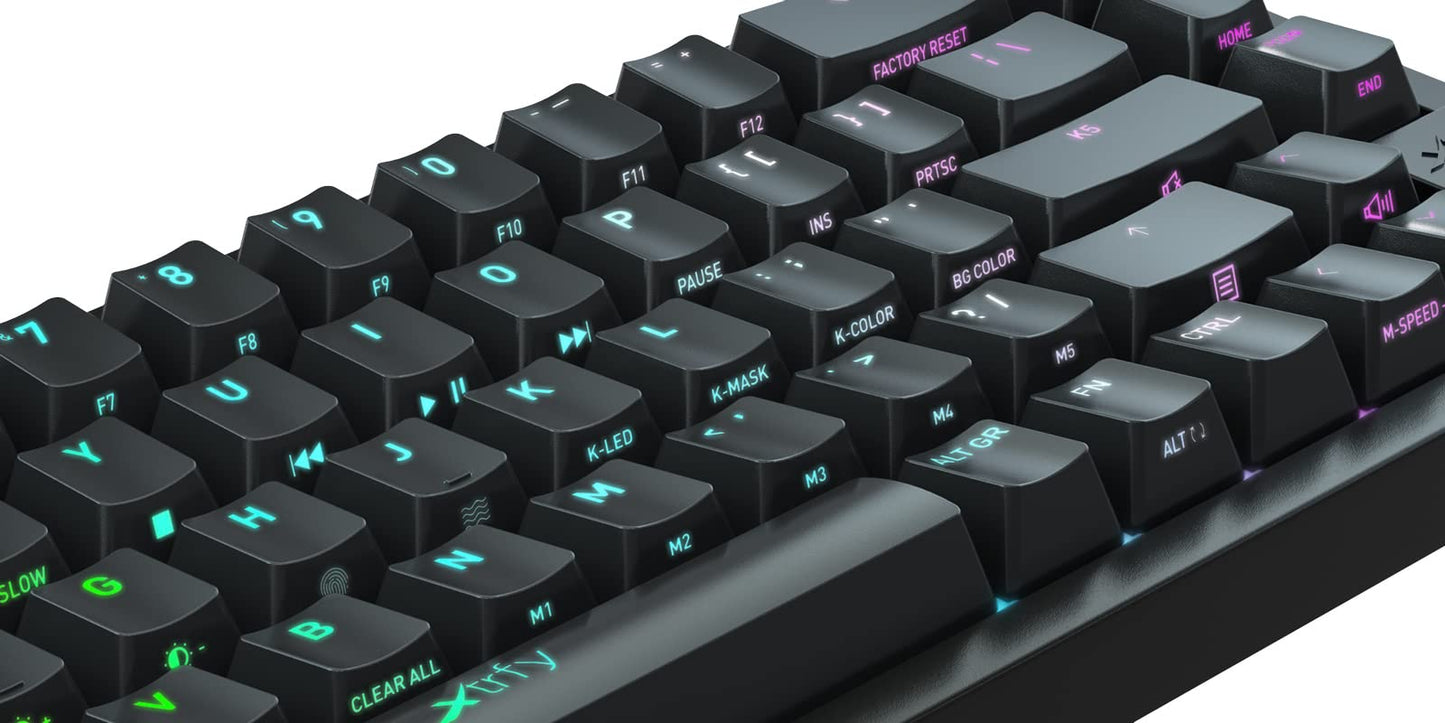 Xtrfy K5 Compact Gaming Keyboard RGB Wired US Layout (Black)