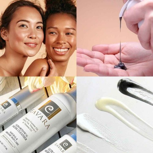 Organic Anti Wrinkle Face Serum and Natural Facial Cleanser