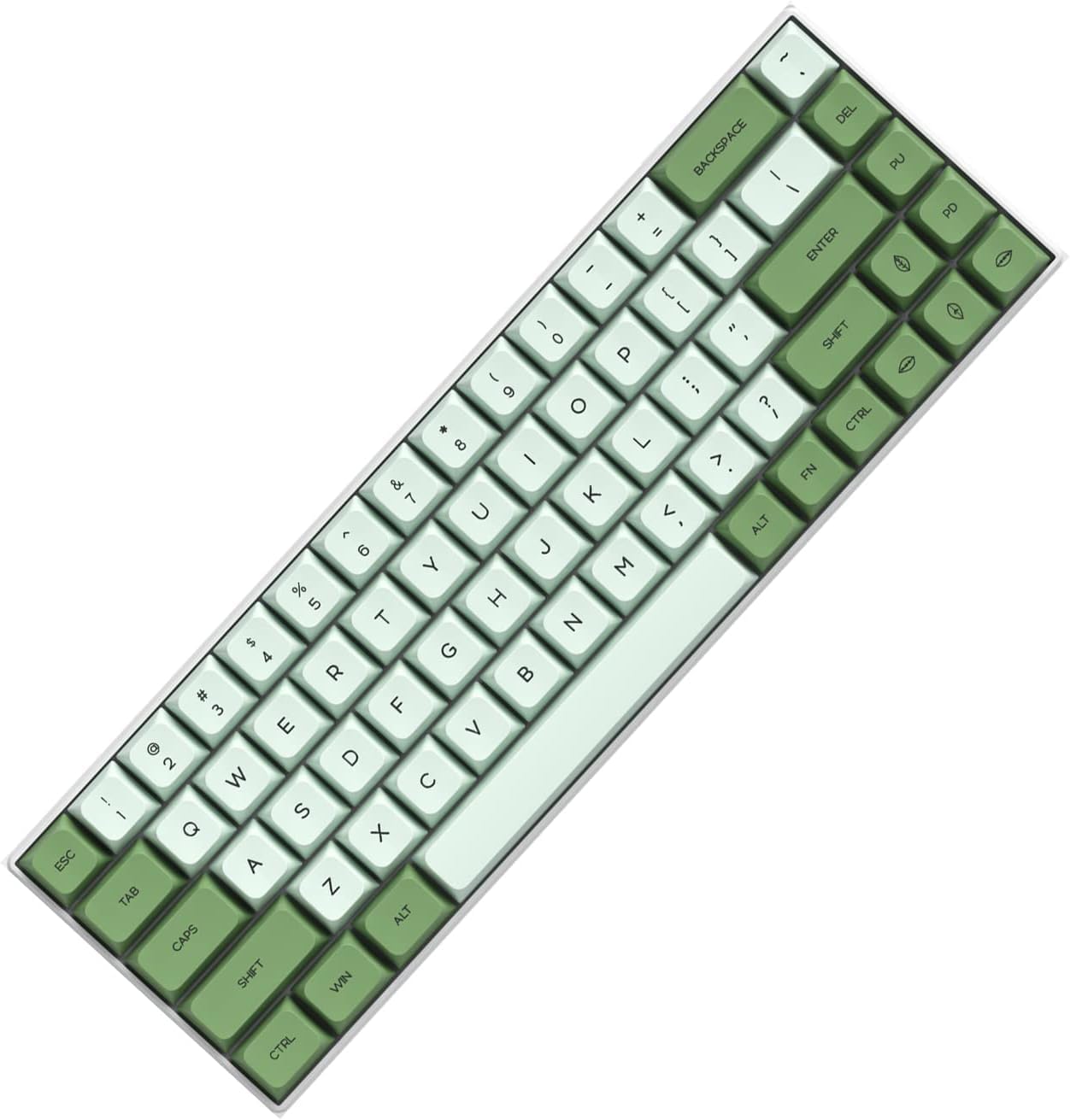61 PBT Game keycap, 60% Backlight with Key Puller OEM Configuration American Layout, 87/104 Mechanical Keyboard (no Keyboard) (Ahris)