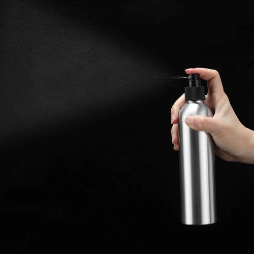 Irenare 24 Pcs Small Spray Bottles Aluminum Fine Mist Spray Bottles Bulk Metal Essential Oil Storage for Perfume Toner Liquid Refillable Pump Vials Atomizer Containers for Room Travel(8 Oz)