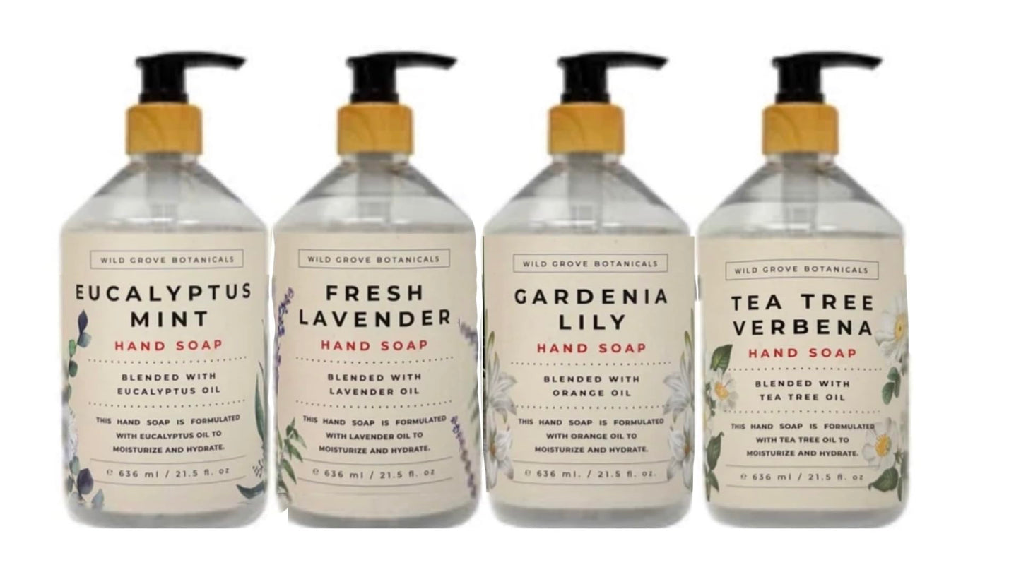 Home + Body Wild Grove Botanicals Hand Soap 16 fl oz (4 pack)