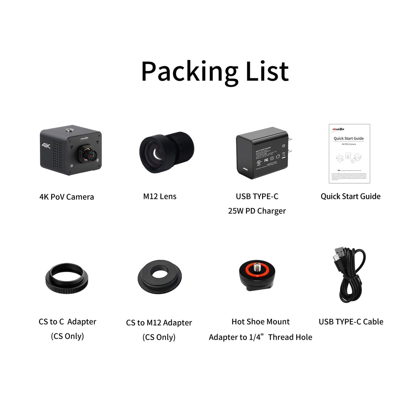 zowietek 4K Native NDI|HX3 POV Box Camera PoE, Simultaneously HDMI & SDI Output, RTSP/RTMP(s)/SRT, Standalone Live Streaming to YouTube/Facebook/Twitch for Webcast, Meeting, Teaching & Gaming (M12 AF)