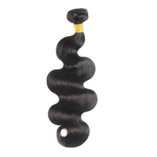 30 Inch 12A Grade Human Hair Bundles Body Wave Bundles 100% Unprocessed Brazilian Virgin Hair Bundles Double Machine Weft Brazilian Body Wave Bundles(1 Bundle)