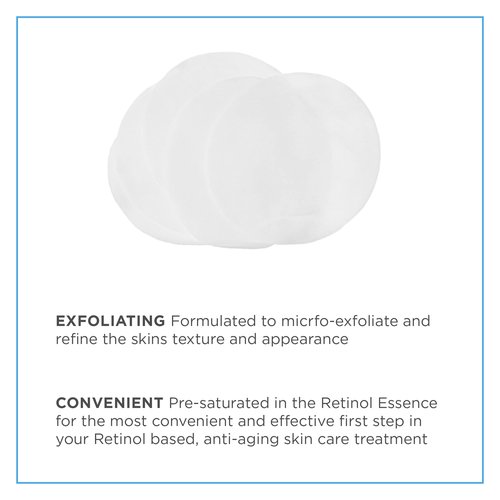 Consult Beaute - Regenerol - Retinol Exfoliating Facial Treatment Pads - Micro Exfoliation for Face - Smoother, Glowing Skin - 60 Disposable Wipes (2Pack)