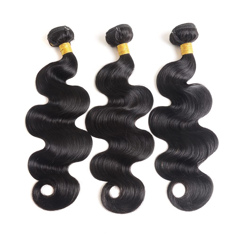 12A Brazilian Body Wave Human Hair 3 Bundles 20 22 24Inch 100% Unprocessed Brazilian Virgin Human Hair Weave Bundle Hair Extensions