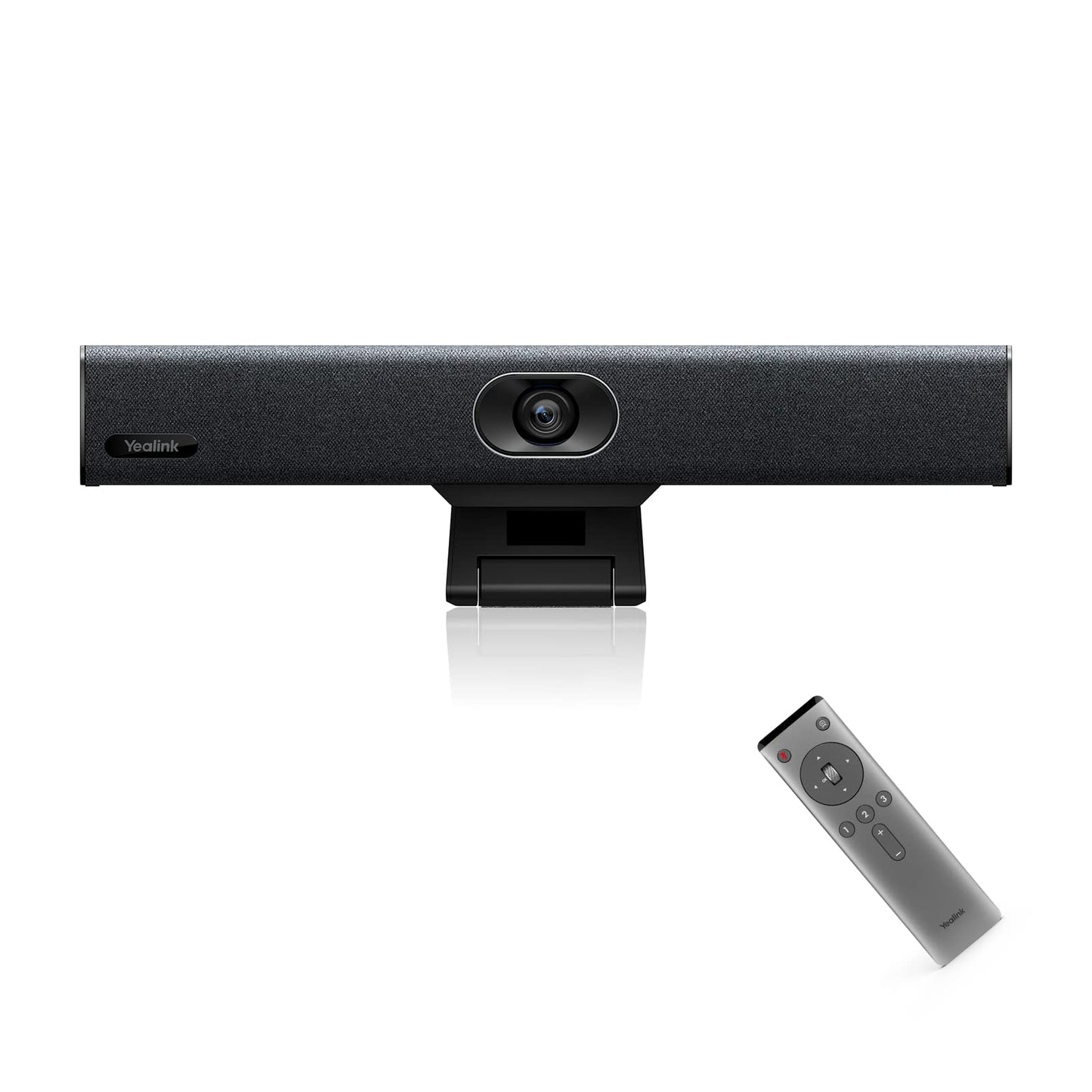 Yealink UVC34 Conference Room Camera 4K UHD Meeting Device 120°FoV Auto Framing Speaker Tracking AI Face Enhancement 8 Mic Arrays 5W High Fidelity Speaker All-in-one USB Video Bar