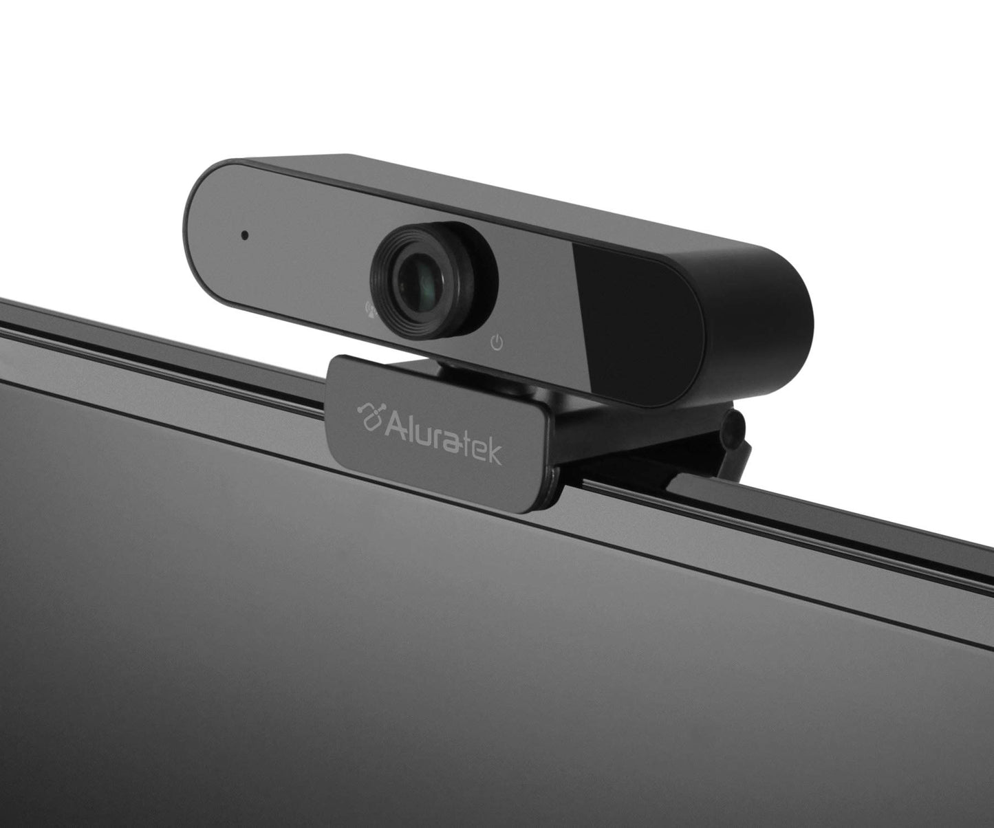 Aluratek HD 1080P Video Webcam (AWC03F) Full HD Webcam with Built-in Microphone, Autofocus, and Adjustable Clip Perfect for Streaming, Video Calls, and Online Meetings Video and Audio
