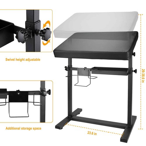 Tattoo Armrest Height Adjustable Oversized Soft Tattoo Armrest for Tattoo Supplies (Black-Old Model)