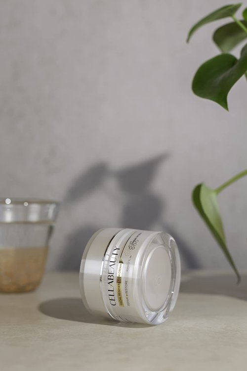 Cella Beauty Facial Regeneration Cream (30ml) Anti Aging and Skin Firming Cream For All Skin Types - Cruelty Free, Plant Based - (1.7oz)