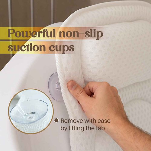 Conscious & Classy -Bathtub Tray and Pillow Set | Bath Accessories for Home Spa - Includes Machine Washable Headrest and Expandable Plastic Caddy - Perfect Stress Relief & Self Care Gift