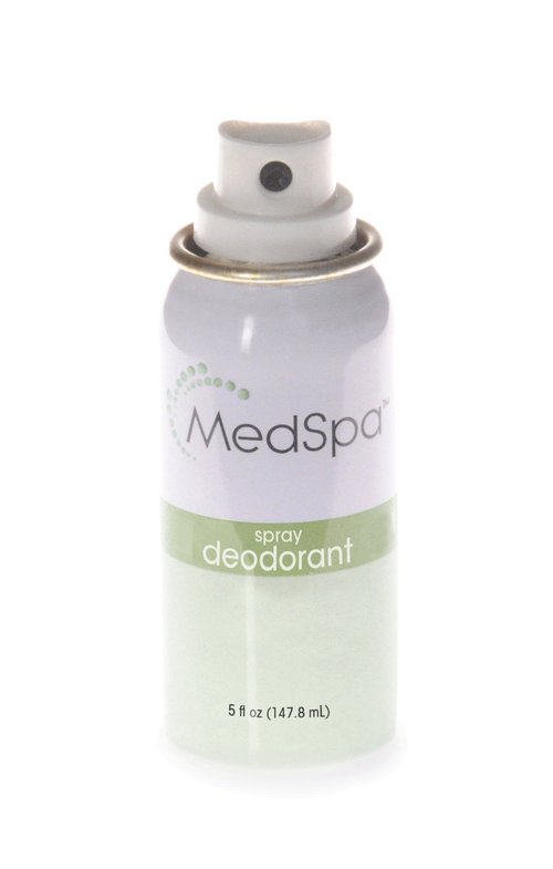 Medline MedSpa Aerosol Deodorant, Fresh Scent, 5 oz., Premium Quality Body Spray for Daily Use, Pack of 24
