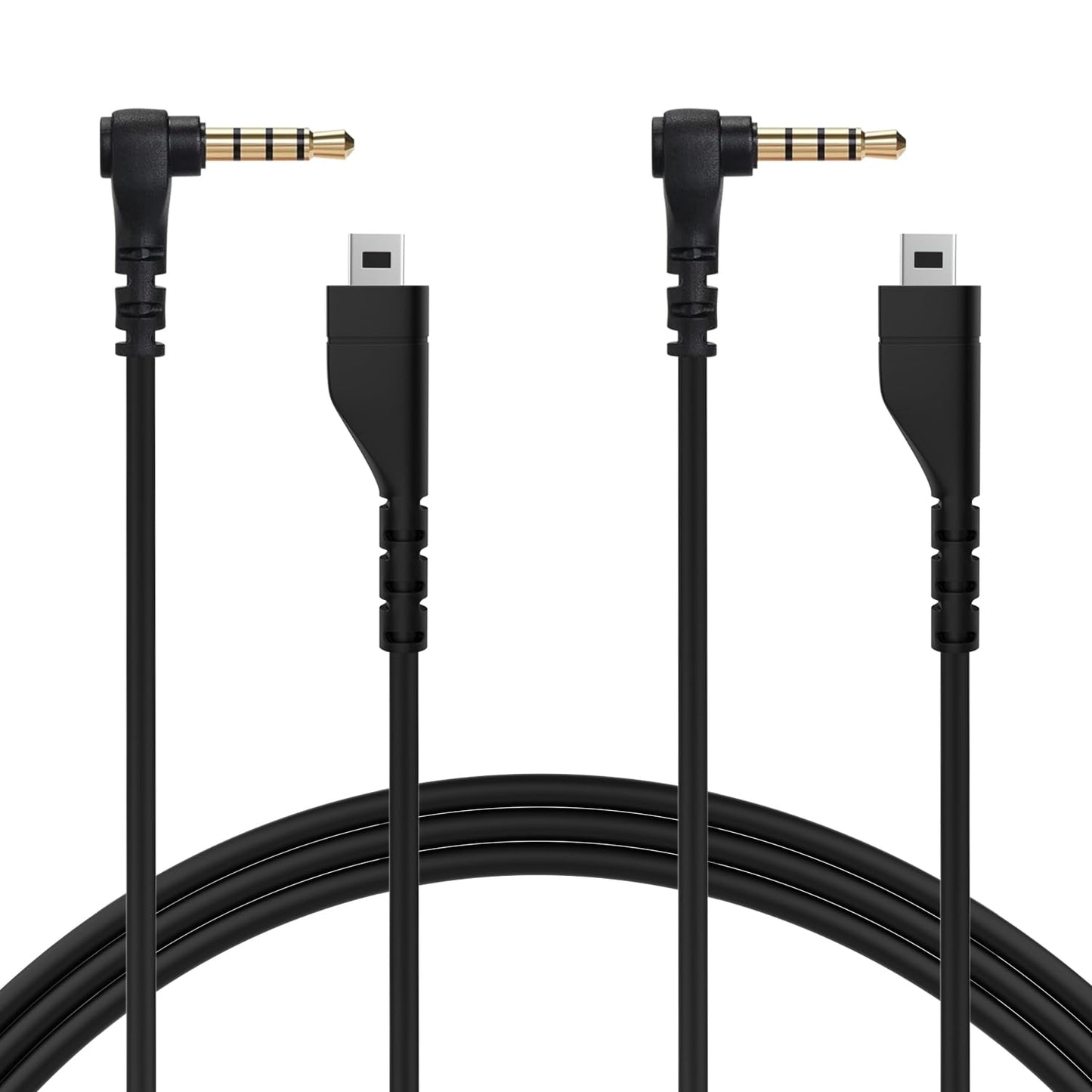 2PACKS Arctis5 Cable Replacement 3.5mm Audio Cord Compatible with SteelSeries Arctis 3, Arctis Nova 3, Arctis 7, Arctis Prime, Arctis Pro+ GameDAC, Arctis Pro Wireles Gaming Headsets(5ft/Black)