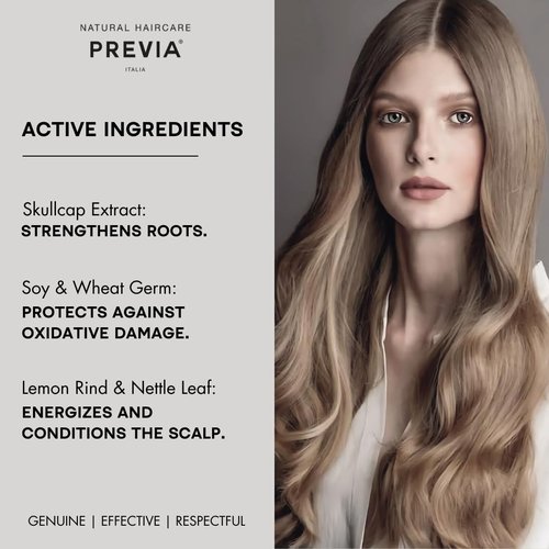 PREVIA Hair Regrowth Treatment | Formulated with Skullcap Extract, Soy & Wheat Germ | Clinically Proven Formula for Thicker & Stronger Hair | 10x 0.10 Fl Oz