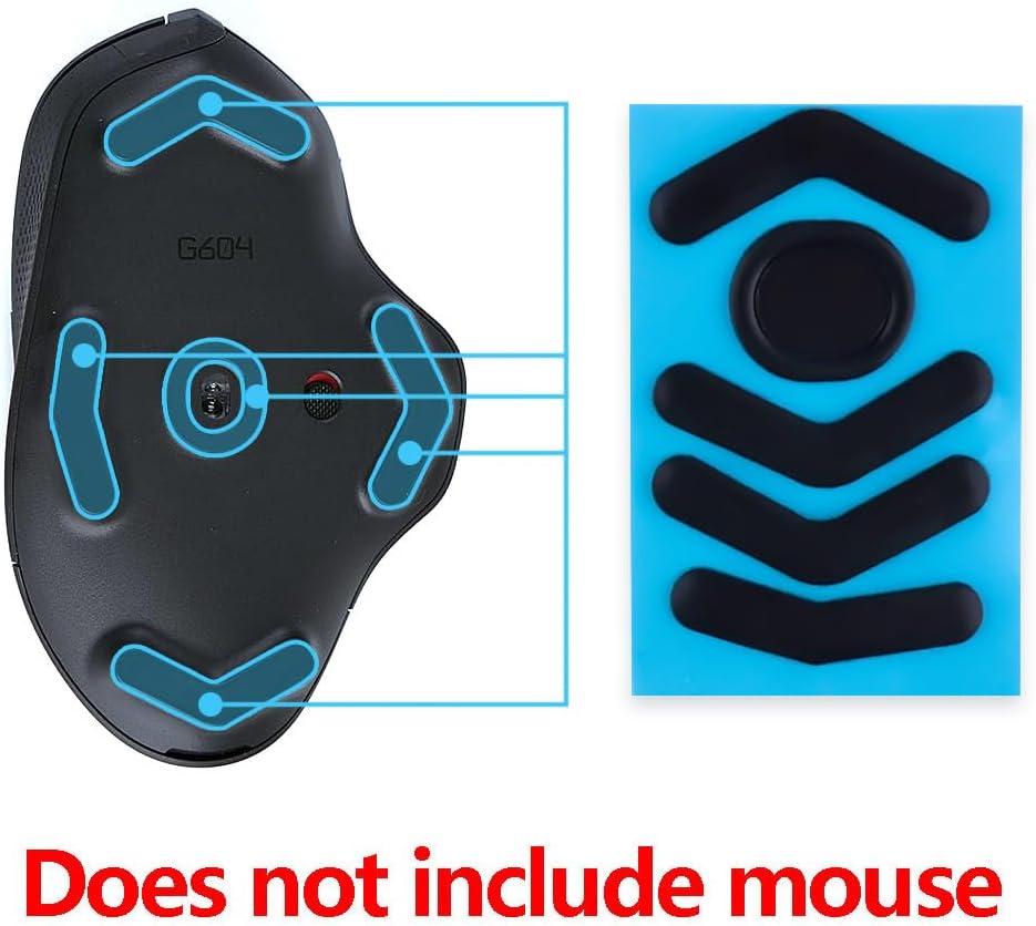 2Sets Mouse Skates Pads Mouse Feet Replacement for Logit G903 Lightspeed Gaming Mouse 910-005083