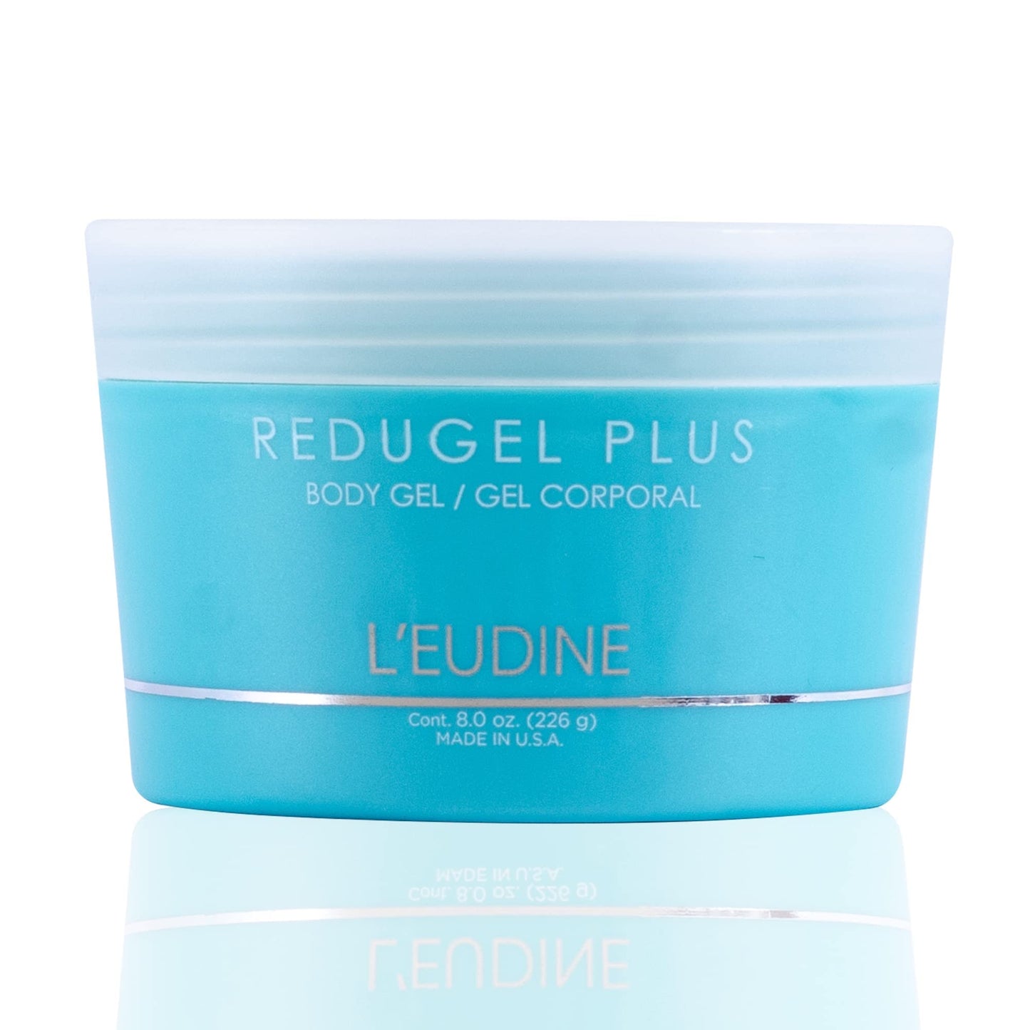 L’EUDINE Redugel Plus Skin Tightening Cream – Pack of 3 – 8oz Anti Cellulite Cream with Mint Oil, Field Horsetail, Marine Algae, Maca Extract – Powerful Non-Greasy Formula – Firming and Toned Skin