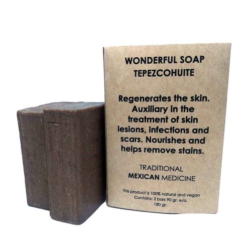 KNatural Tepezcohuite Soap Skin Care An Aclarant and Regenerater Made In Mexico