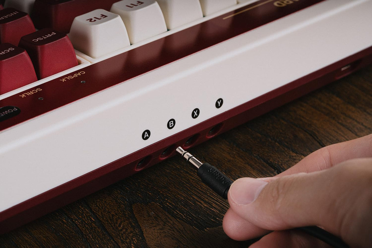 8BitDo Retro Mechanical Keyboard, Bluetooth/2.4G/USB-C Hot Swappable Gaming Keyboard with 87 Keys, Dual Super Buttons and Super Stick for Windows and Android - C64 Edition