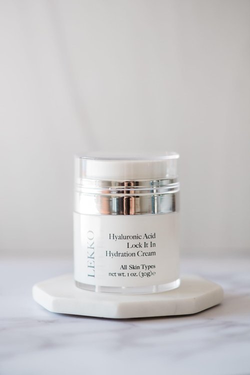 LEKKO Aesthetics Hyaluronic Acid Lock It In Hydration Cream (1.0 Fl Oz)