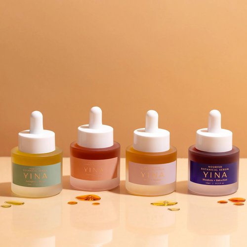 YINA - Clarify Botanical Serum With Ginseng + Lotus | Sustainable, Cruelty-Free, Clean Skincare (0.5 fl oz | 15 ml)