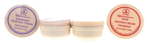 Taylor of Old Bond Street Shave Cream - 2 Pack 5.3 0z Each Choose Your Scents! (Rose and Lavender)