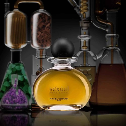 Michel Germain Sexual Pour Homme Eau de Toilette Spray, Top Notes of Indian Basil, Bergamot, Italian Clementine, French Melon, Natural Oils, 2.5 Fl Oz