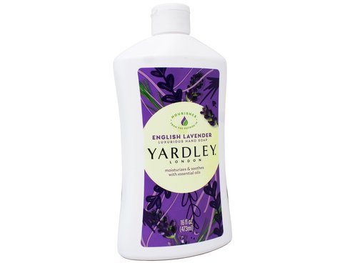 Yardley London English Lavender, Luxurious Hand Soap, Moisturizes & Soothes with Essential Oils, 16 FL OZ (473ml) - 12 Pack