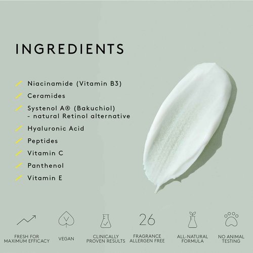 NUORI The One Face Cream | 8 Hero Skincare Ingredients in One Powerful Cream, For All Skin Types Including Sensitive Skin, All Natural, 30 ml / 1 fl oz
