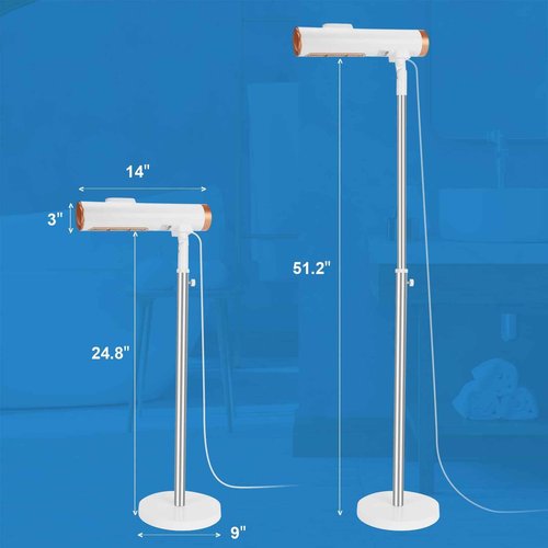 Hair Dryer,CoralBoxer,Stand up,Hands Free,Height and Angle Adjustable-by Manual,A New Way to Use Hair Dryers,2Temps & 2Speeds,Designed for Home,Gifts for Elderly and Children,Disabled,Pet